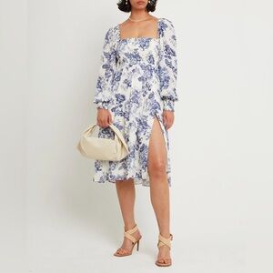 Few Moda Classic Smocked Midi Dress